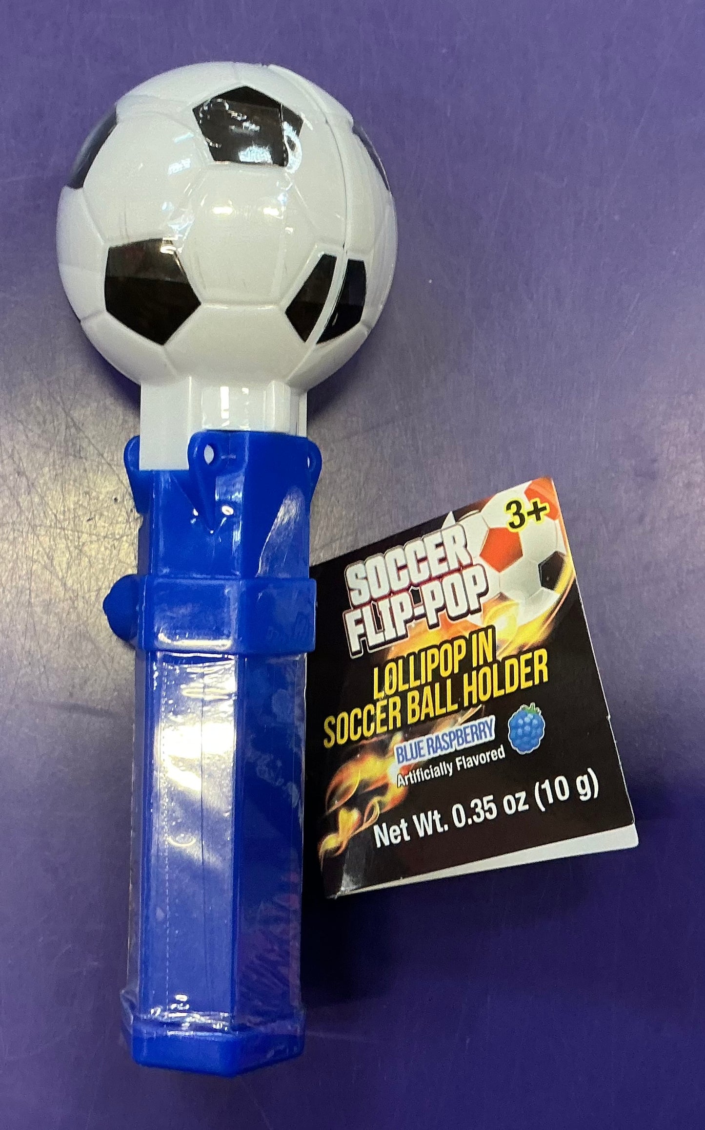 Soccer Ball Lollipop Flip Pop