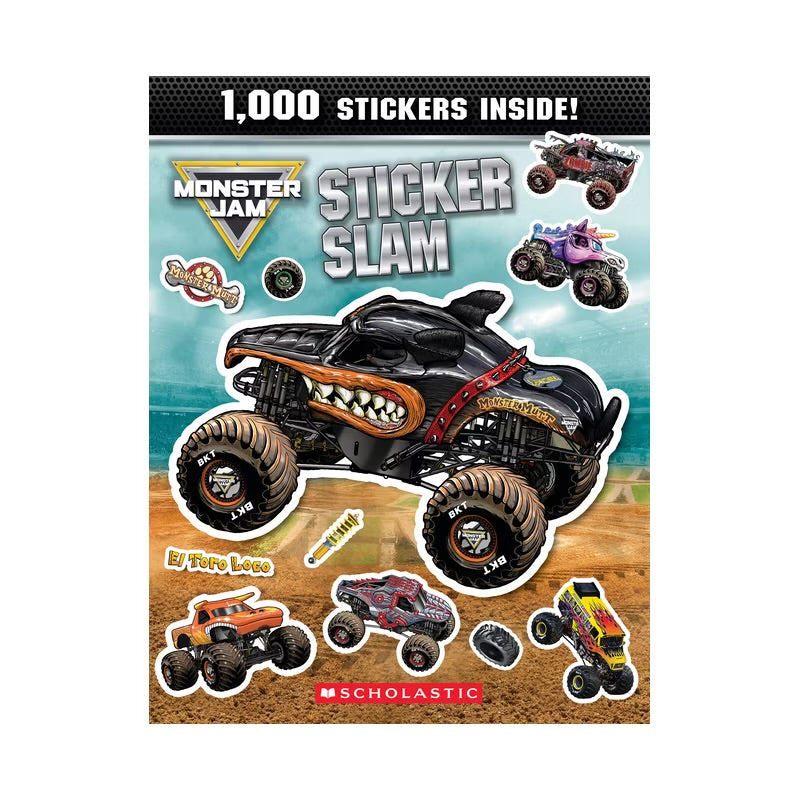Sticker Slam Monster Jam Sticker Book