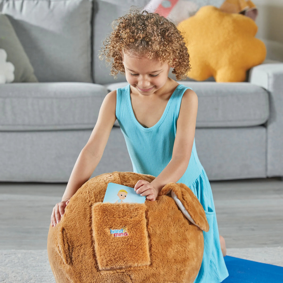 Bubble Plush Yoga Ball Buddy Puppy