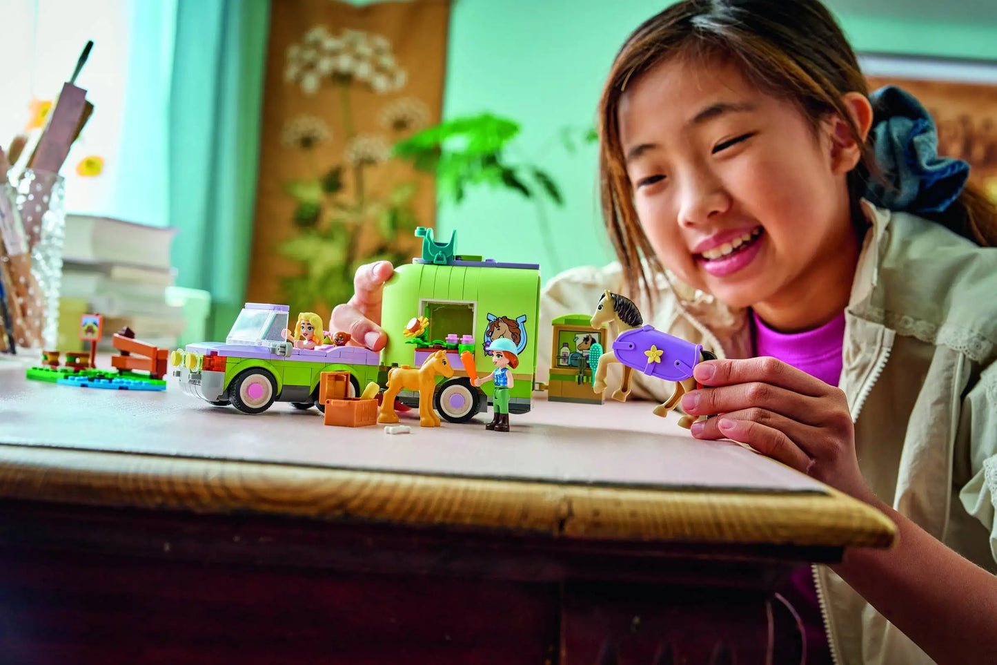 LEGO Horse and Baby Foal Trailer