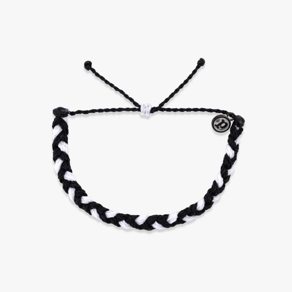 Braided Black White String Bracelet (Copy)