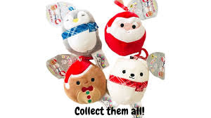 3.5inch Christmas Squishmallows clip