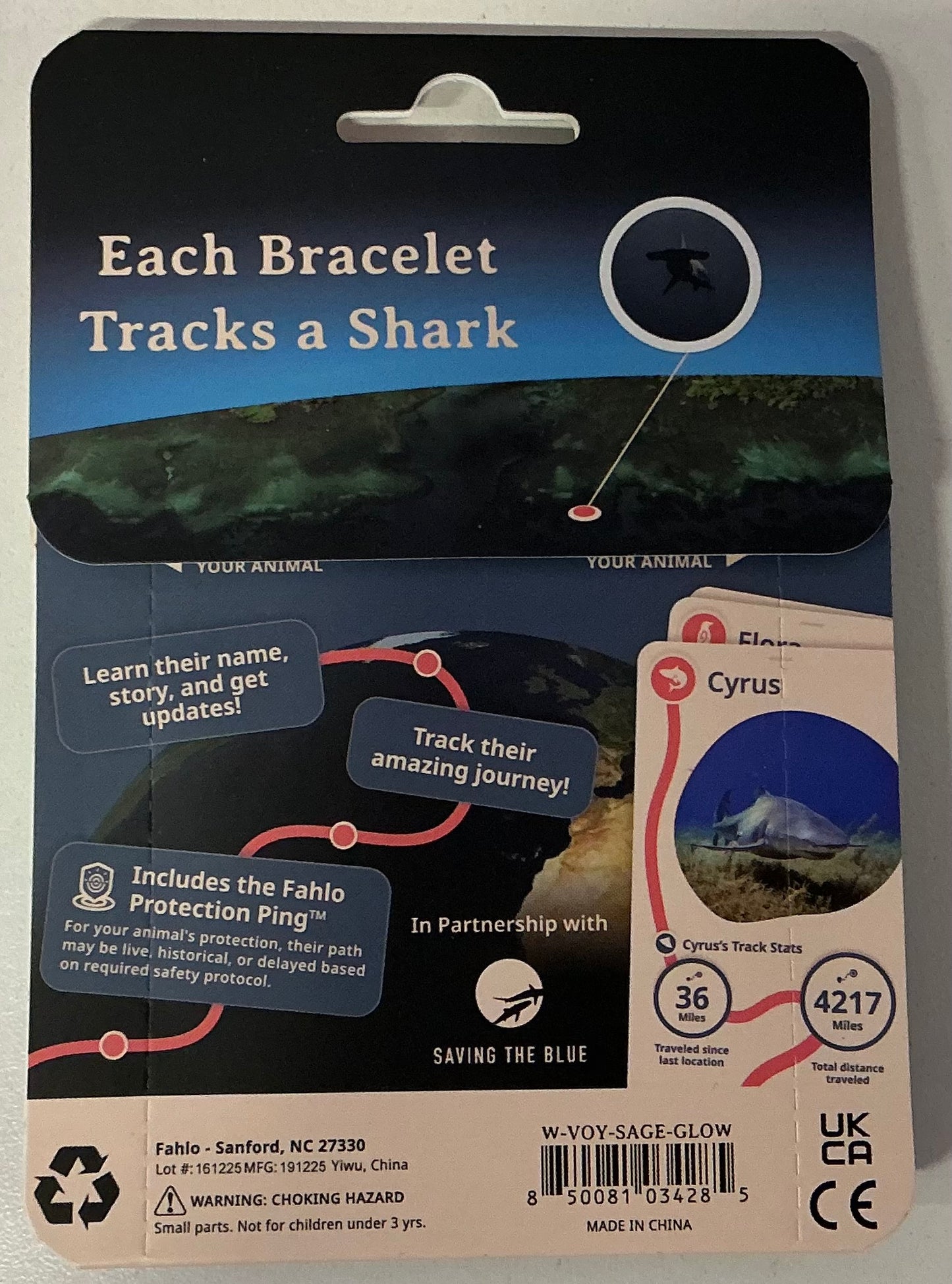 GLOW Fahlo Bracelet Shark Voyage Sage