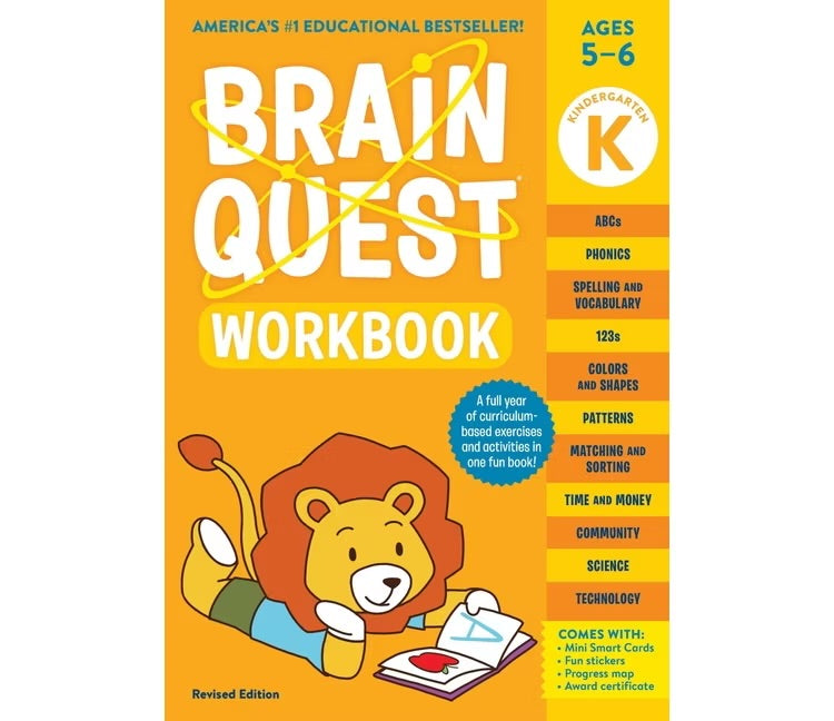 Workbook Kindergarten Brain Quest