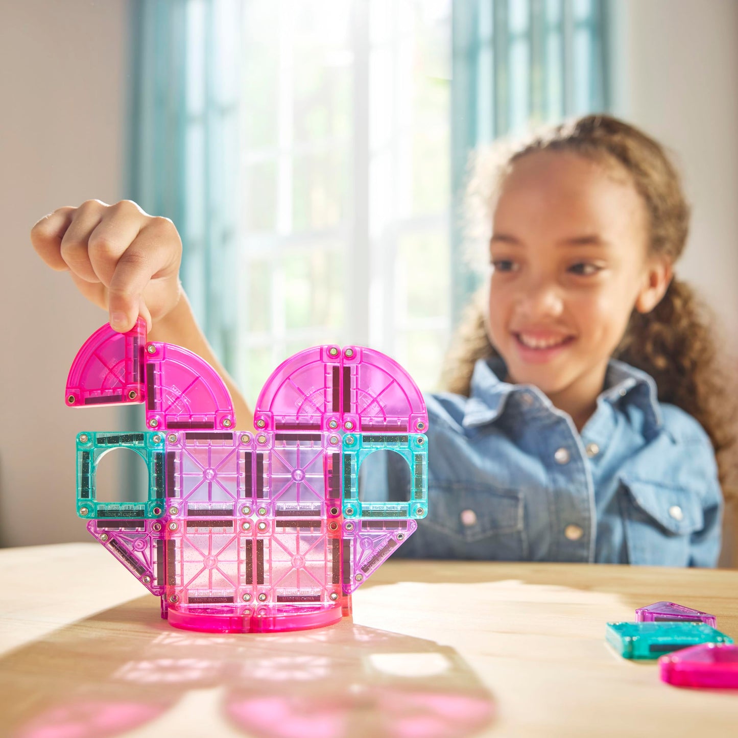 MAGNA-TILES MicroMAGS Travel Heart to Heart