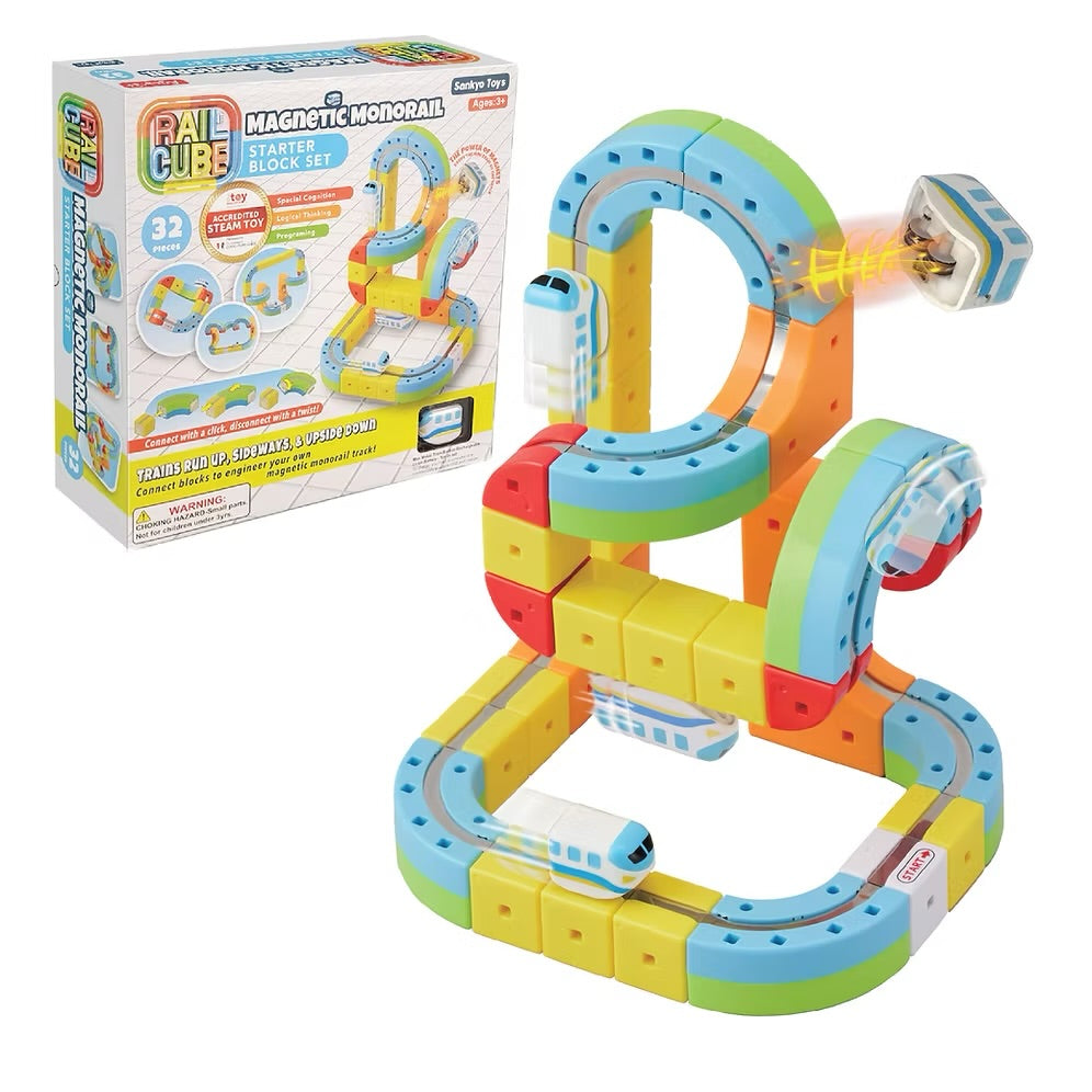 Rail Cube Starter Set Magnetic Monorail
