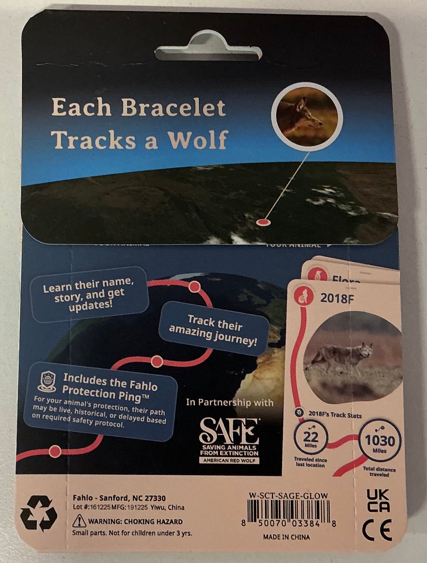 GLOW Fahlo Bracelet Wolf Scout Sage