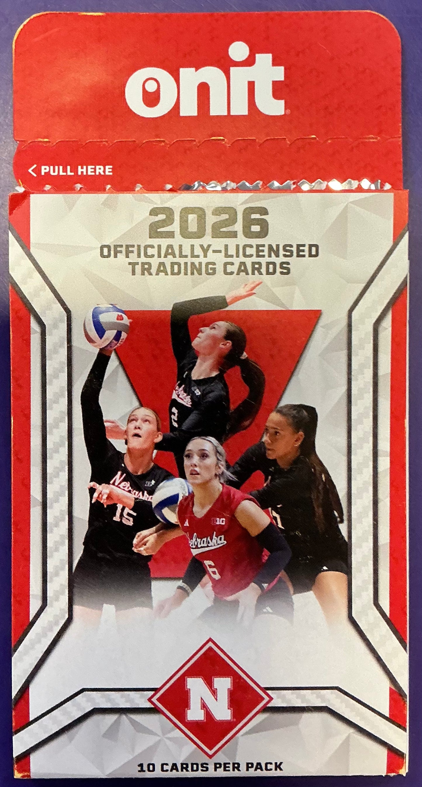 Onit UNL Huskers Volleyball Cards 2026