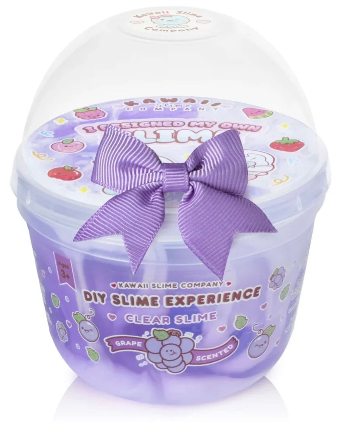 DIY Slime 10oz Boba Slime Purple Grape