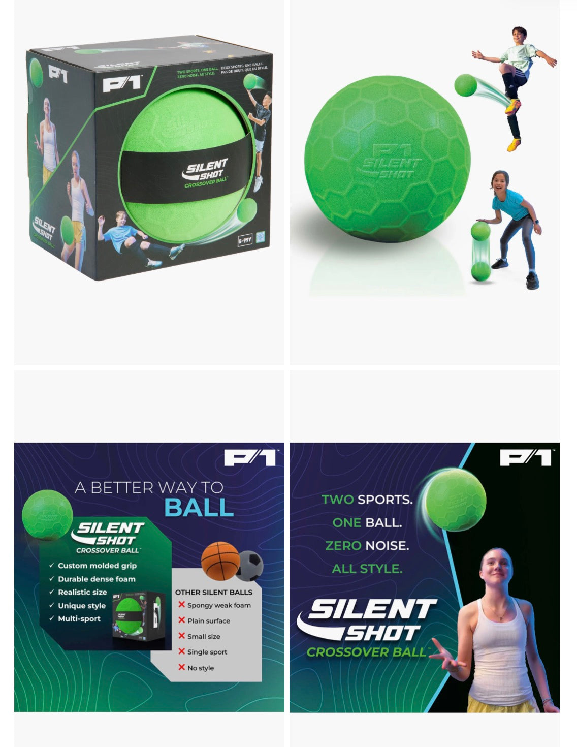 Silent Shot Crossover Soccer Ball