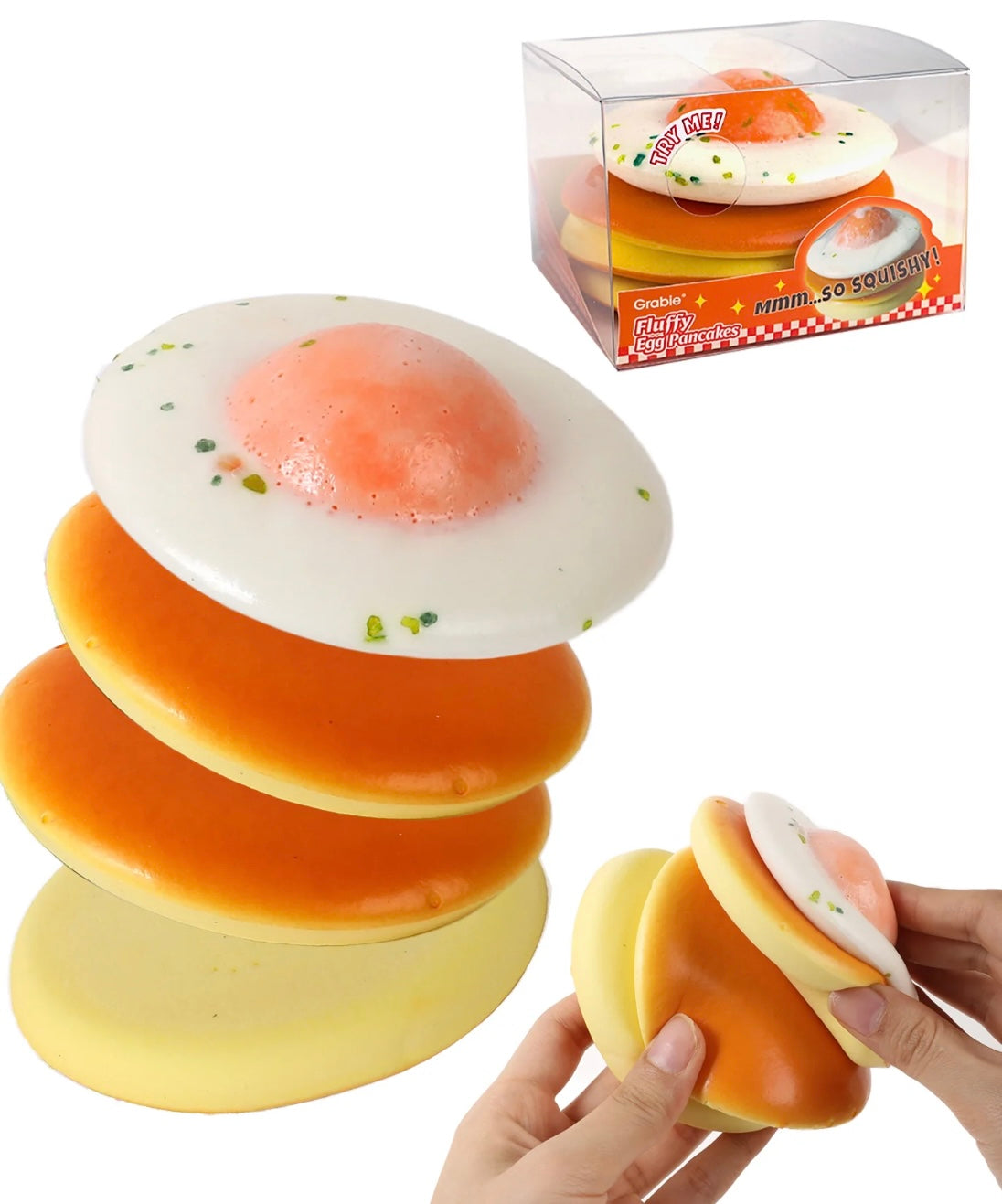 Squishy Fluffy Egg Pancakes
