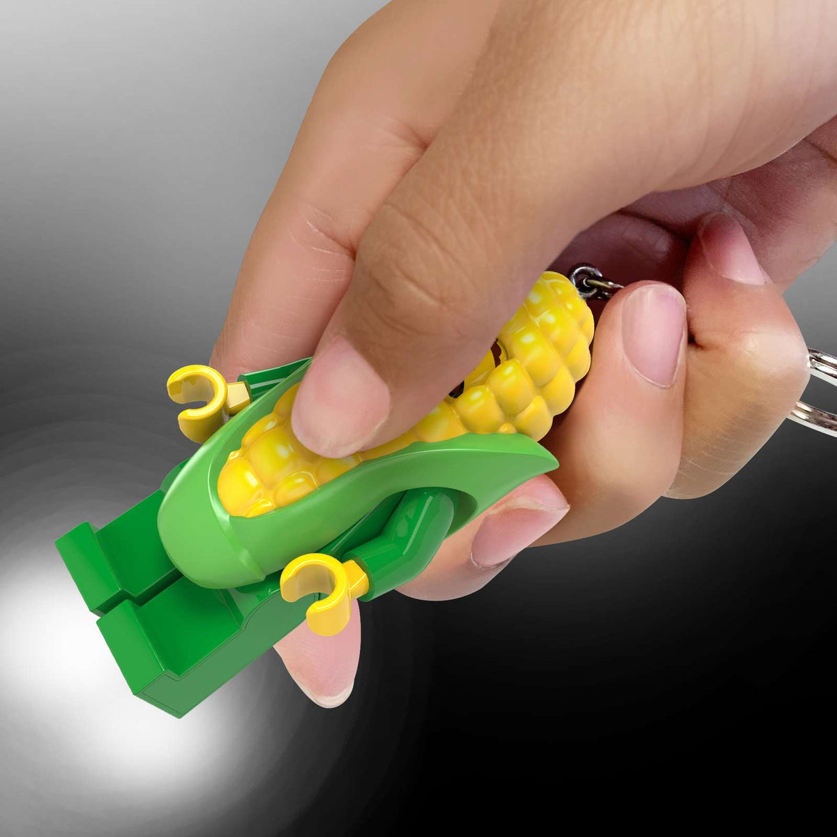 Lego Light Keychain Minifig Corn Cob