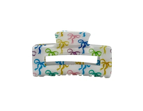 Vivid Bow Hair Claw