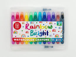 Rainbow Bright Watercolor Crayons