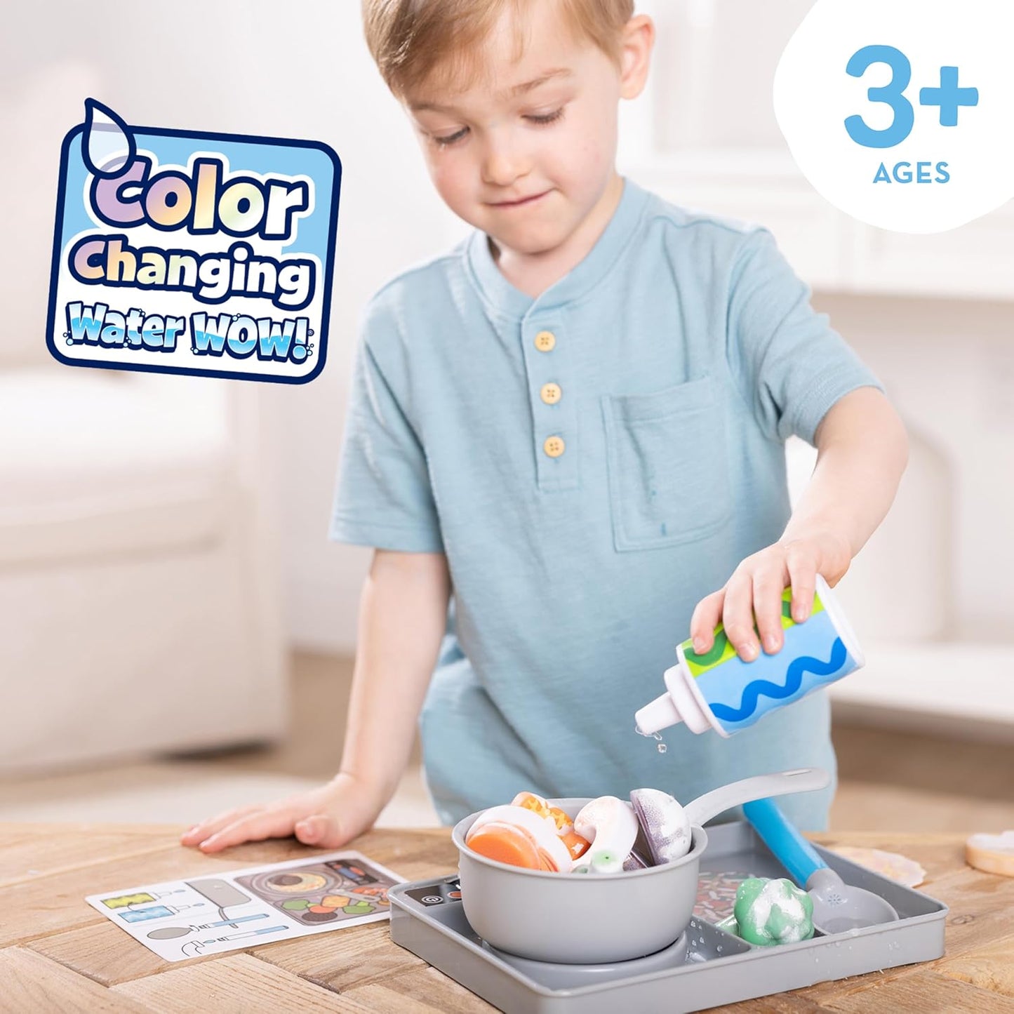 Simmer and Stir stove top play set