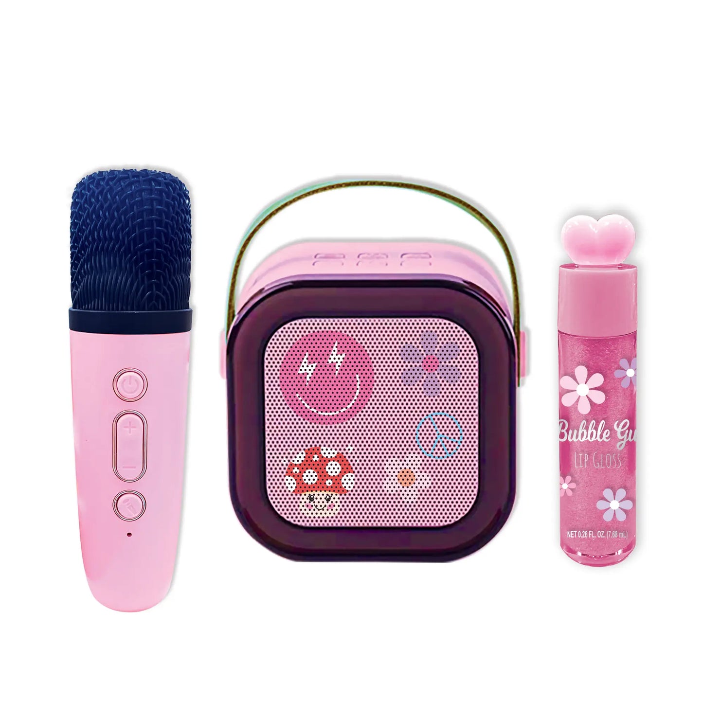 LED Wireless Karaoke Mini microphone and Speaker