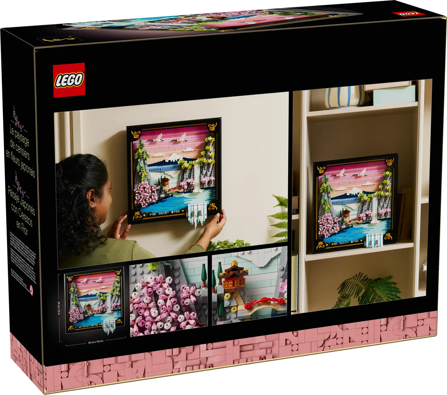 LEGO Japanese Cherry Blossom Landscape