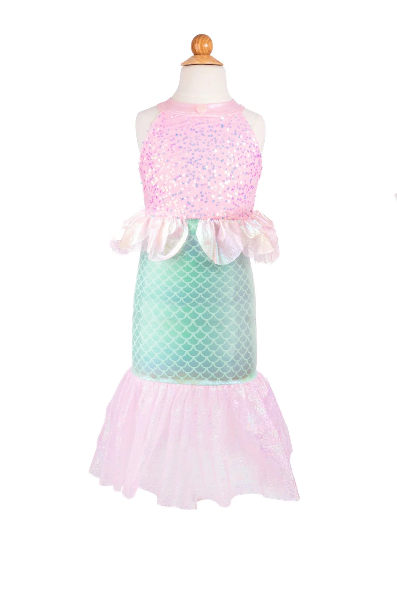 Misty Mermaid Dress Pink/Mint Size 3-4