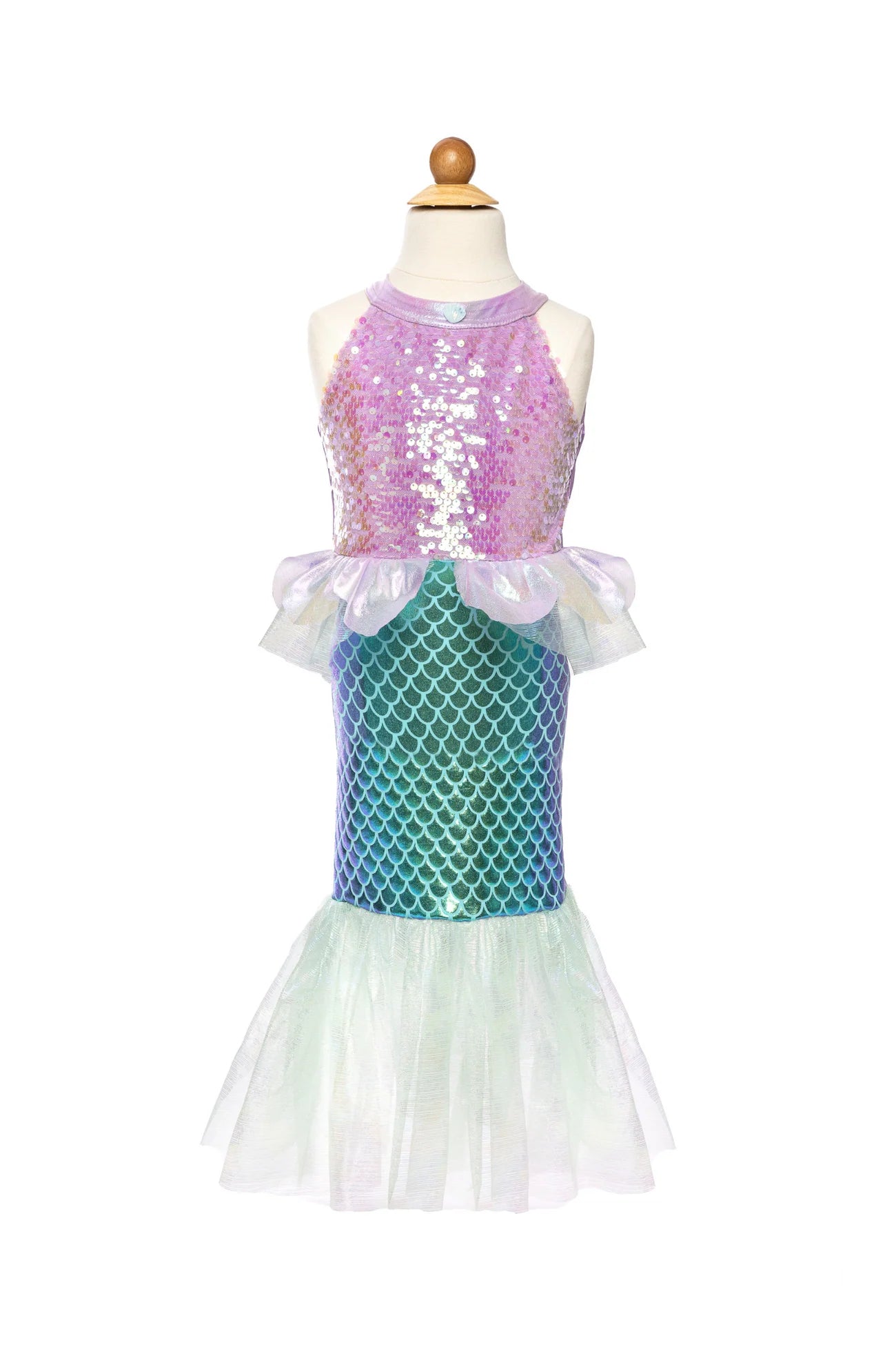 Misty Mermaid Dress Pink/Mint Size 5-6