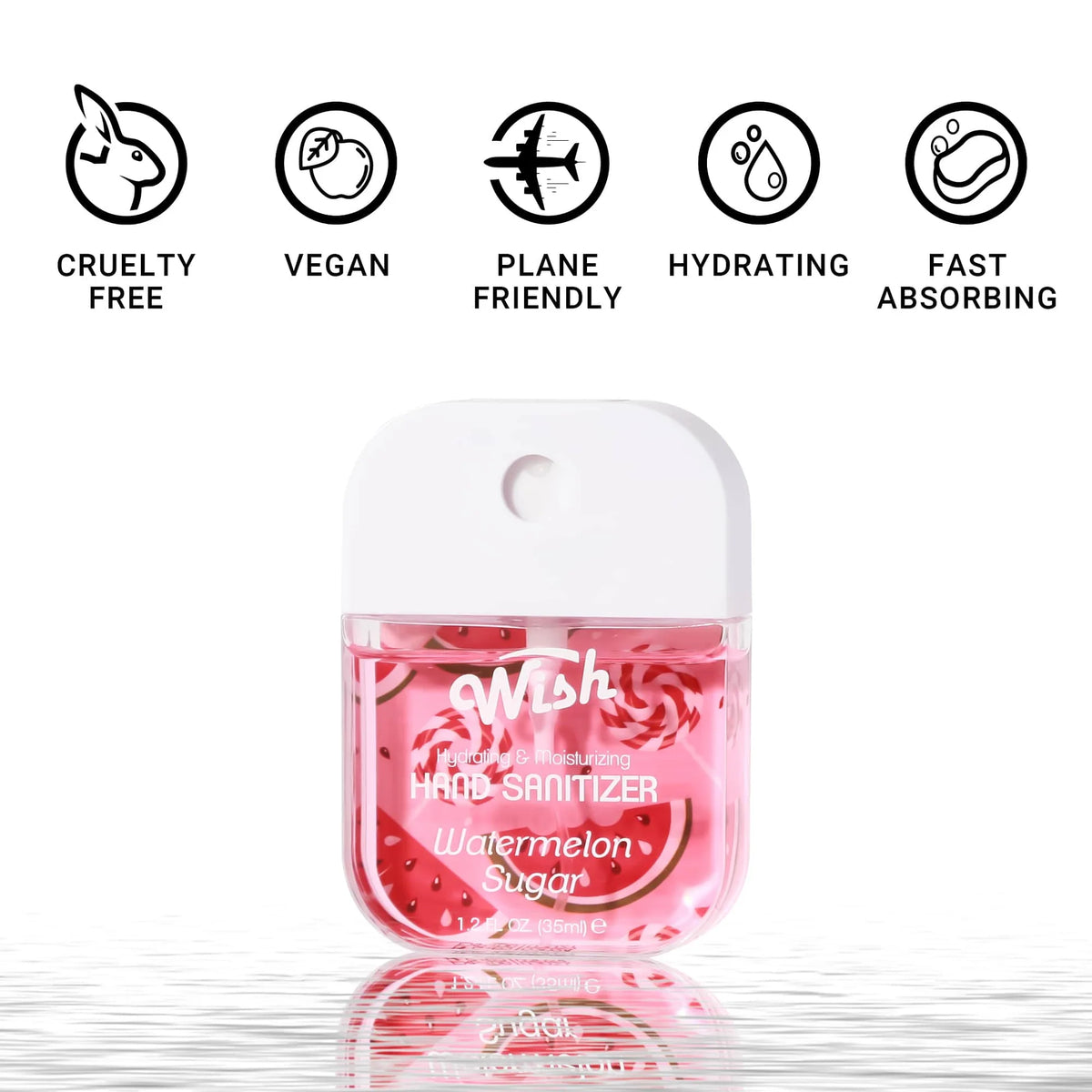 Watermelon Sugar Hydrating and Moisturizing Wish Hand Sanitizer Spray