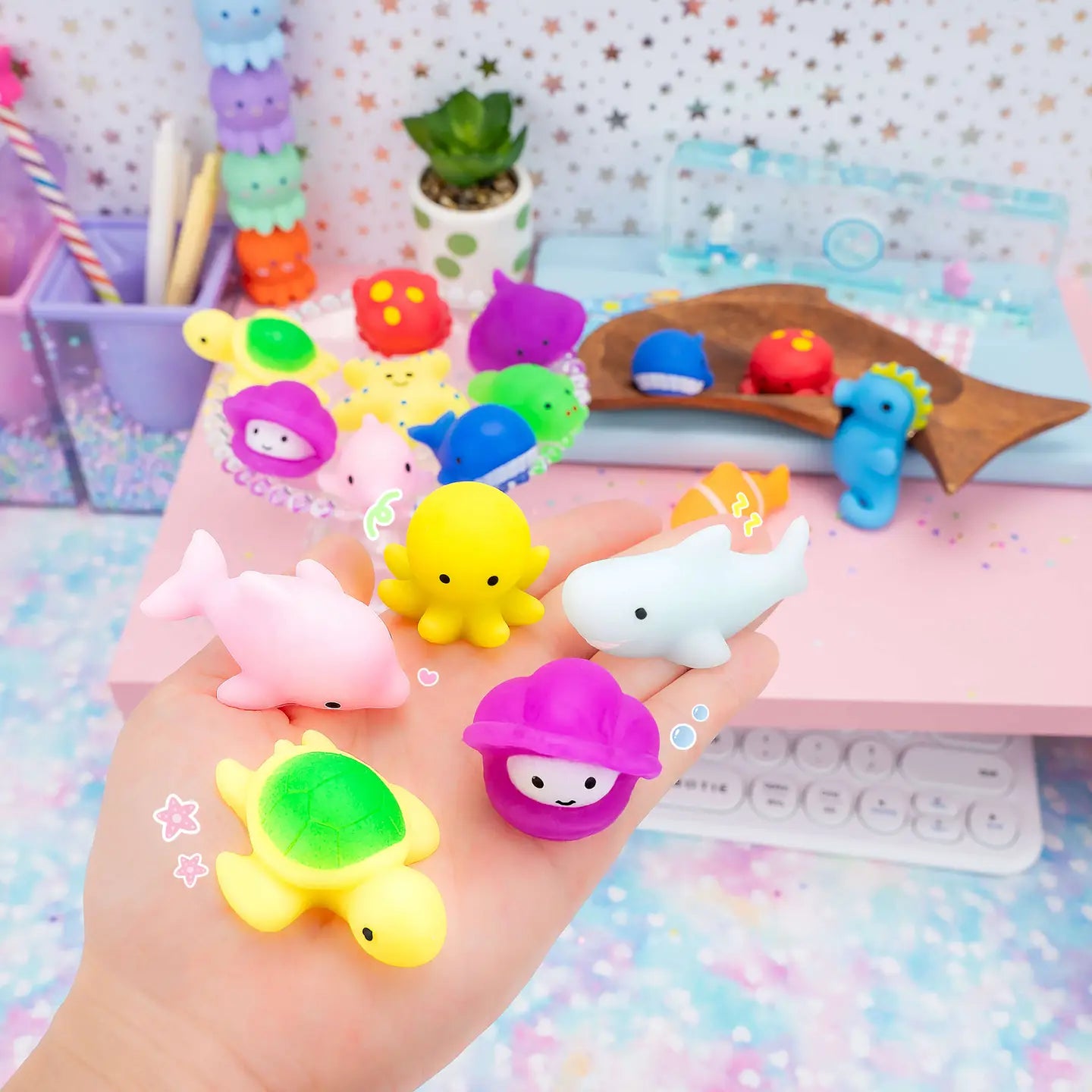 Kawaii Mini Gummy Marine Pals Animals Mochi