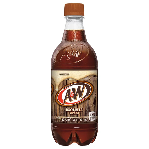 A&W Root Beer Bottle