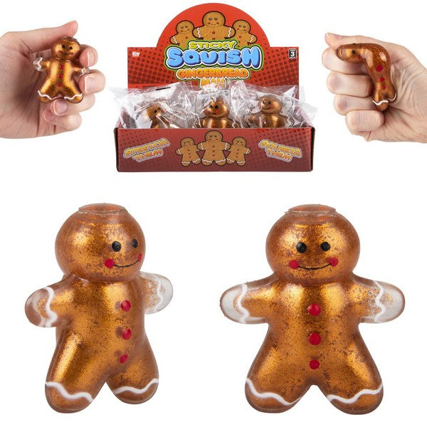 Squish Sticky Gingerbread Man