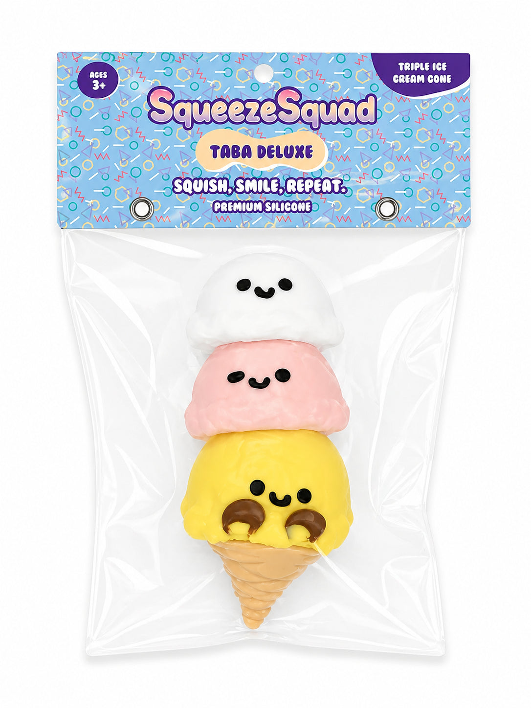 Triple Ice cream cone taba