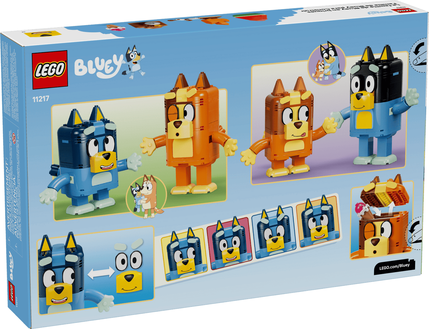 LEGO Brick Built Bluey Family