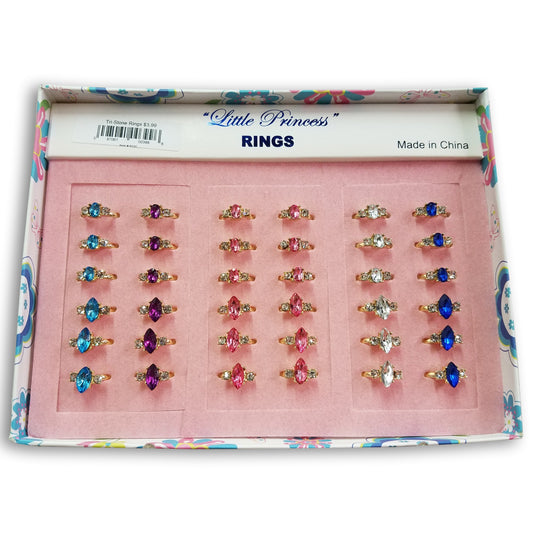 Tri-Stone Rings Tri Stone