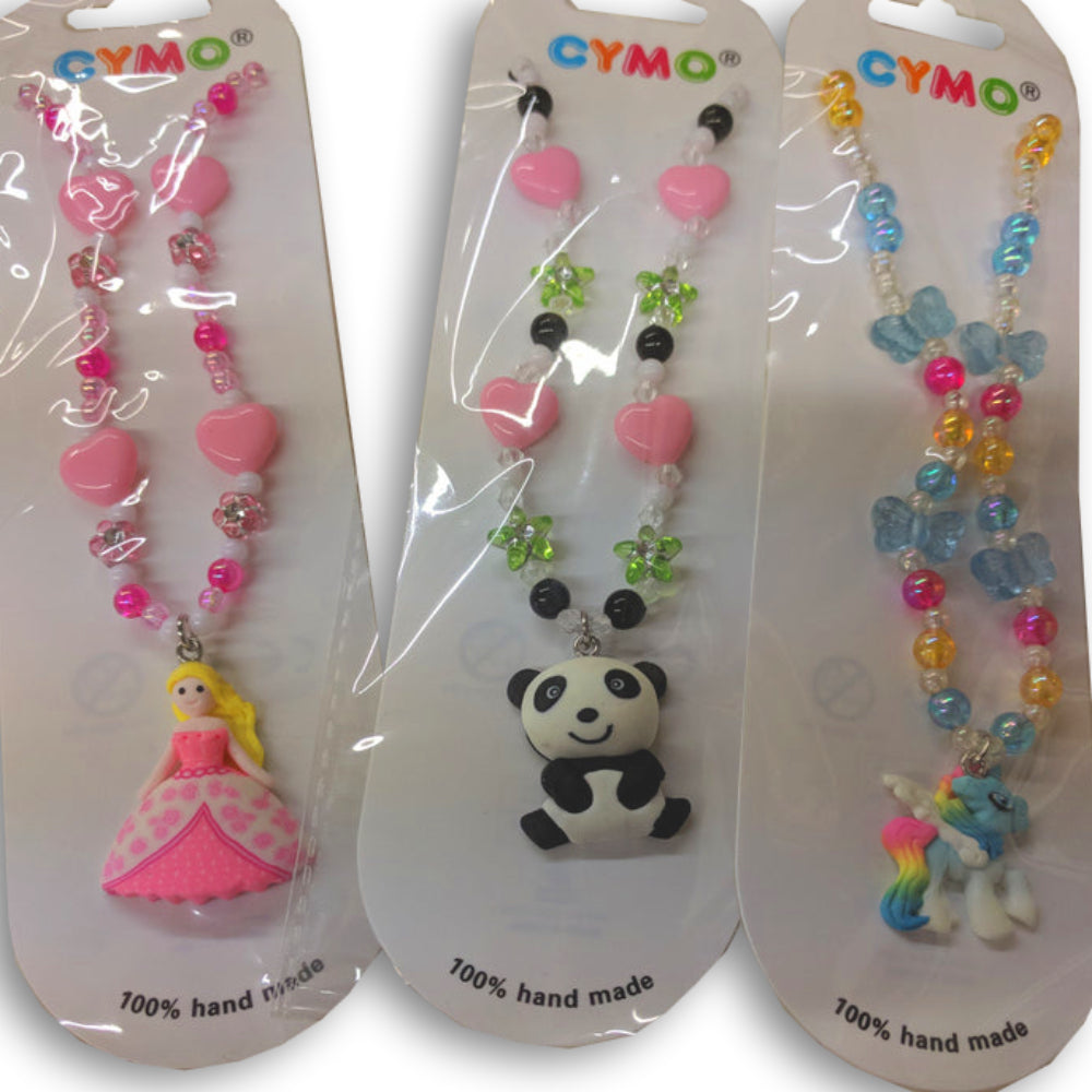 Cymo Fimo Necklace Asst