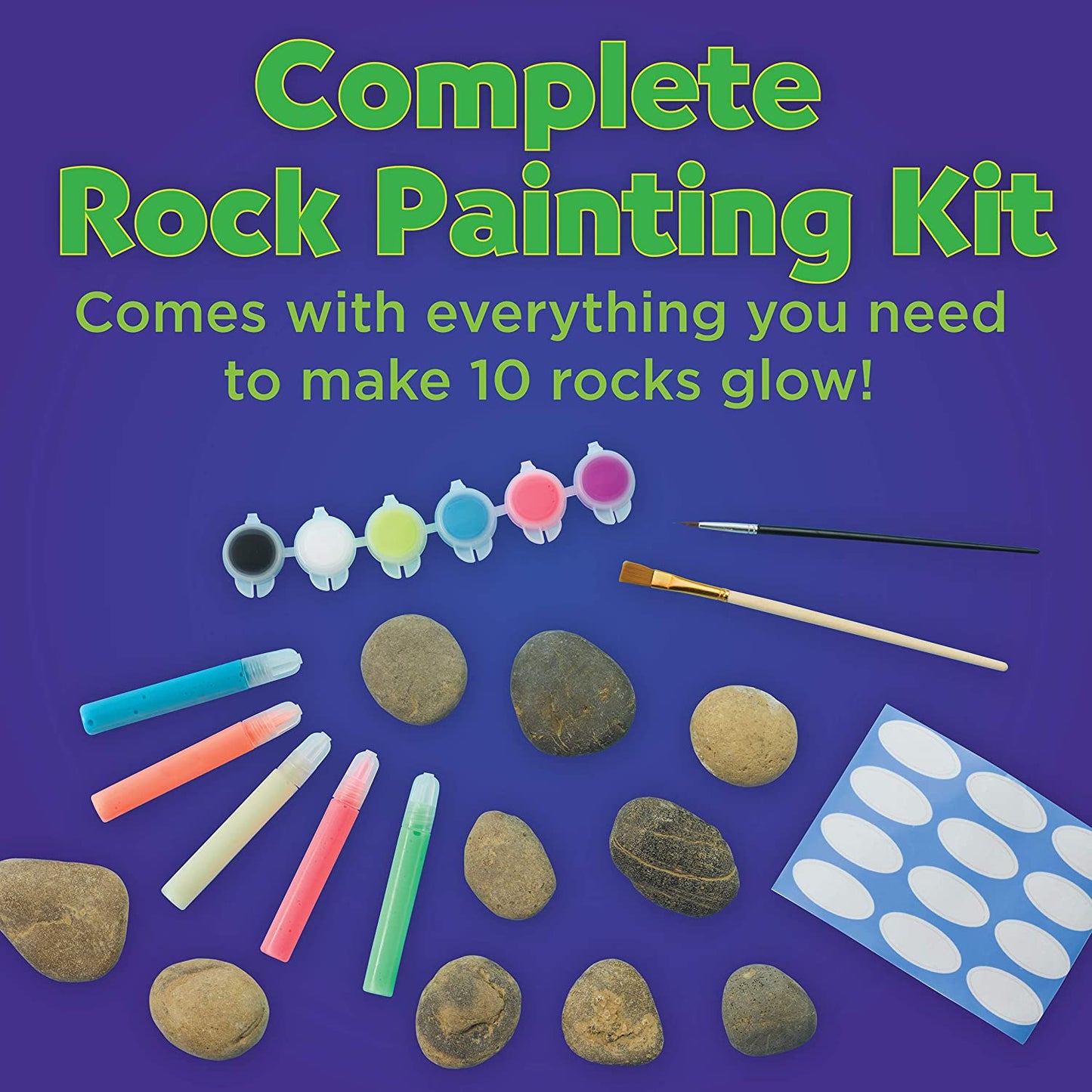X Glow Rocks Painting Kit