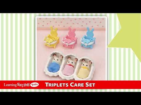 Calico Critters Triplets Care Set