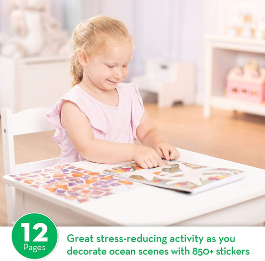 X Mosaic Ocean Sticker Pa