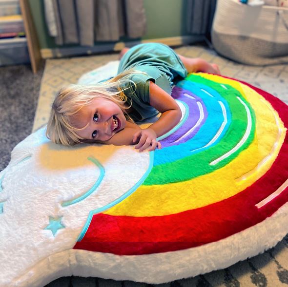 * Floor Cushion Rainbow