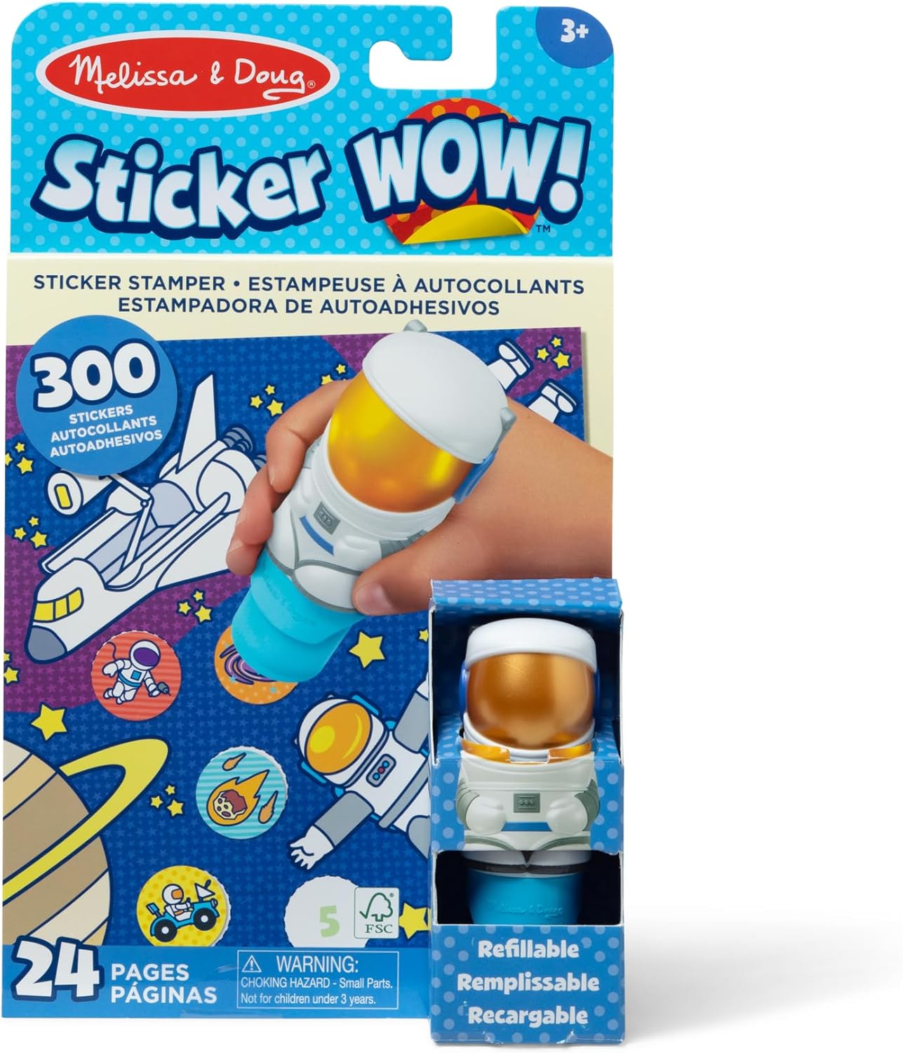 X Sticker Wow Astronaut