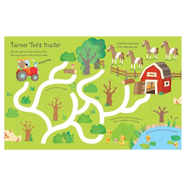 Wipe-Clean Farm Activities