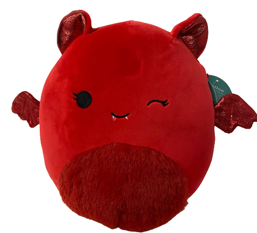 X 8^ Red Bat Squishmallow