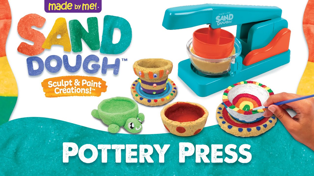 X Sand Dough Pottery Stud