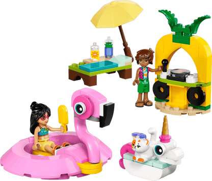 Lego Unicorn and Flamingo Pool Party