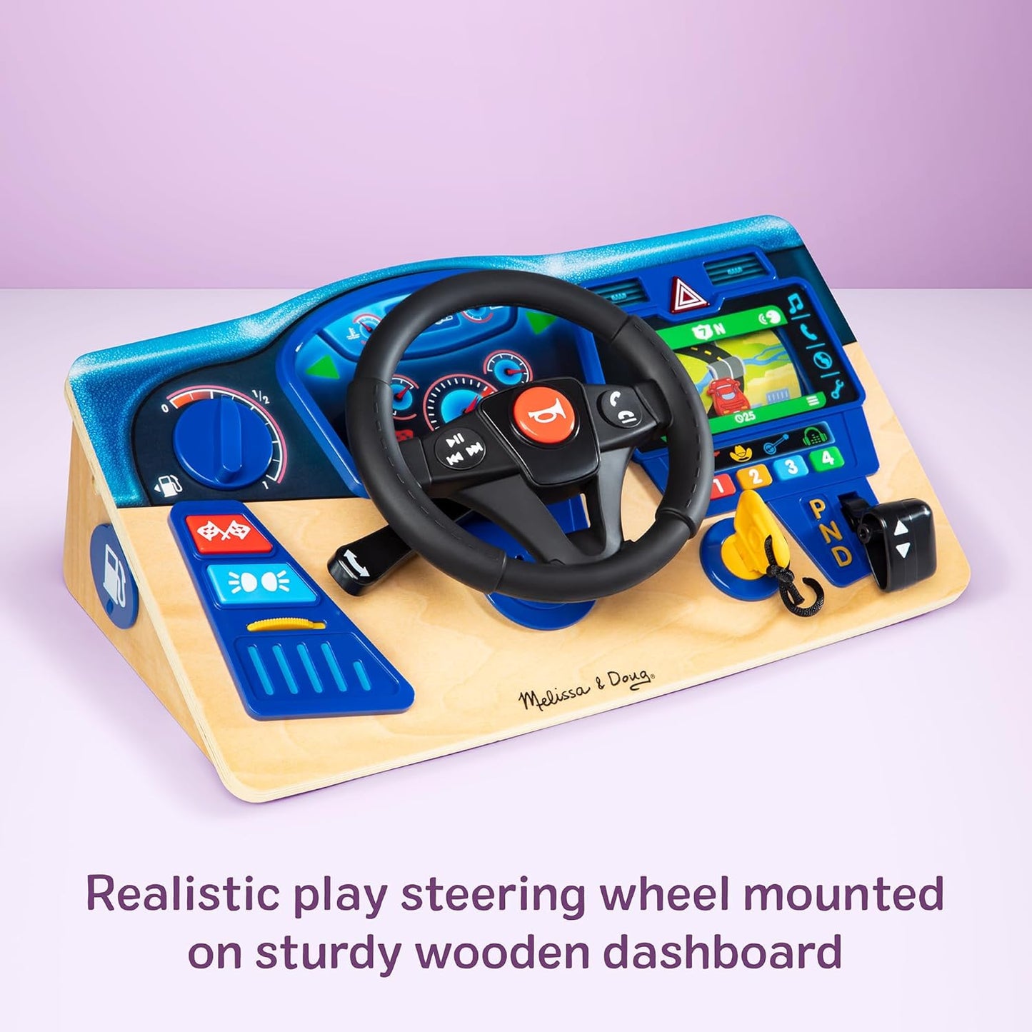 Vroom Zoom Wood Dashboard