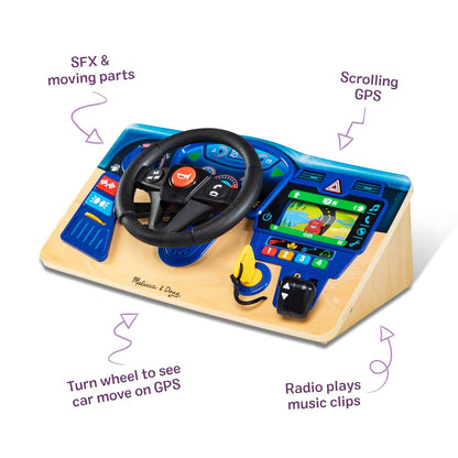Vroom Zoom Wood Dashboard