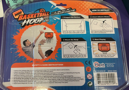Mini Ninja Silent Basketball Hoop and Ball Set