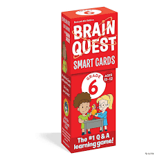 Brain Quest Grade 6 Cards