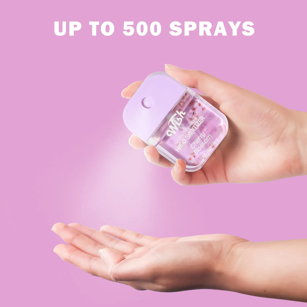 Cherry Blossom Hydrating and Moisturizing Wish Hand Sanitizer Spray