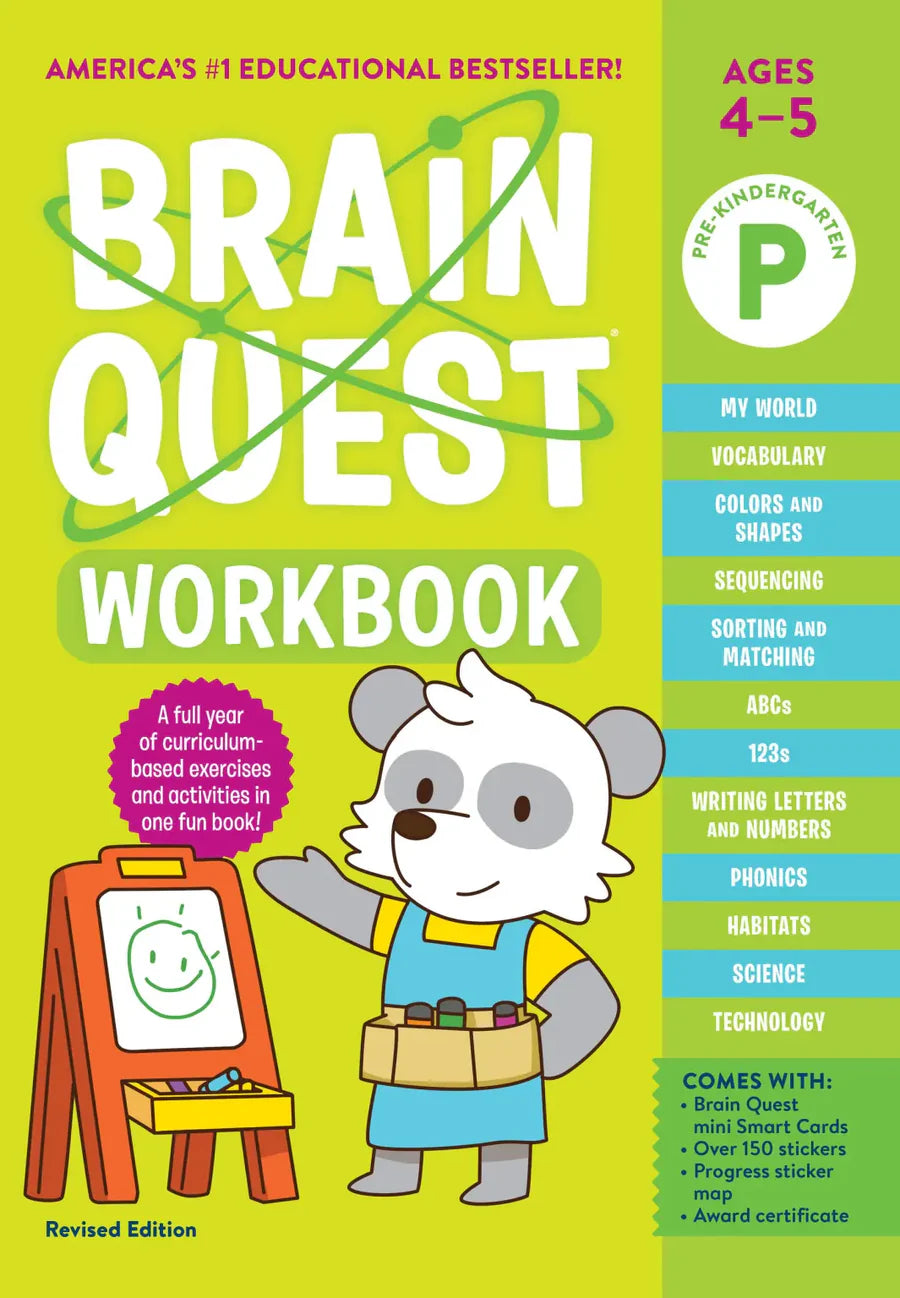 Workbook Pre K Brain Quest