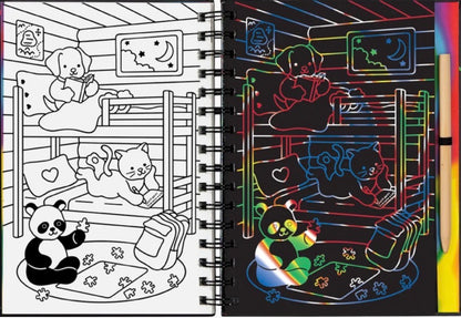 Scratch & Sketch Cozy Animals