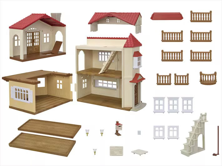 Calico Critters Red Roof Country Home