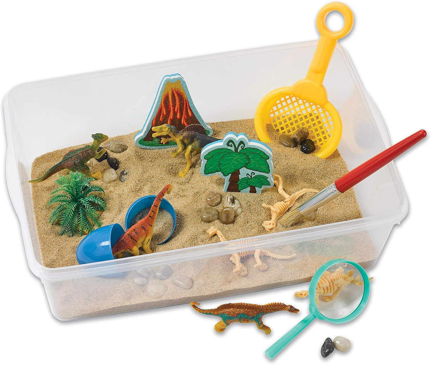 Sensory Bin Dinosaur Dig
