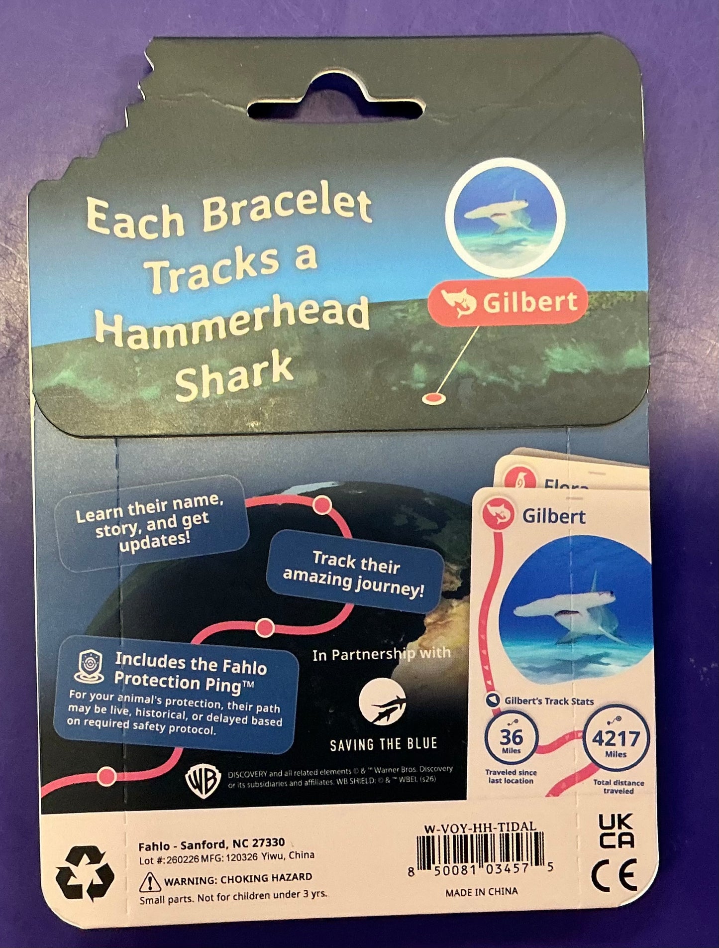 Fahlo Bracelet Shark Voyage hammerhead Tidal Wave